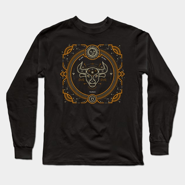 Taurus Long Sleeve T-Shirt by DISOBEY